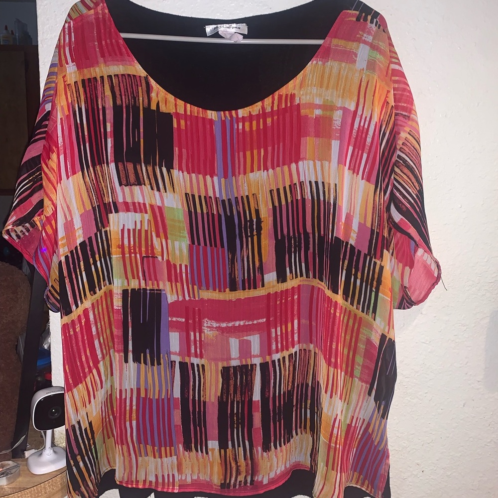 Vibrant Multicolor Women's Blouse